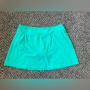 Lands’ End Women’s Turquoise Swim Skirt Size 8